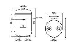 Aluminum boiler 10 L - Drawing