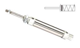 ISO 6432 single acting - Piston rod off