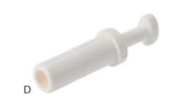 Closing stops for push-in couplings, food (metric) - dimensions