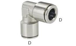 Knee push-in coupling, MSV - size