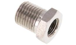 Nipplo adattatore con filettatura NPT in acciaio inox