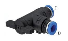 Raccord enfichable pour robinet à boisseau sphérique - dimensions Raccord enfichable pour robinet à boisseau sphérique - dimensions