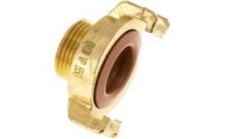 Claw couplings for water with external thread Brass KTW