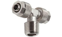 Raccordo a T con filettatura conica