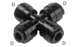 Universal joint push-in food - dimensions Universal joint push-in food - dimensions