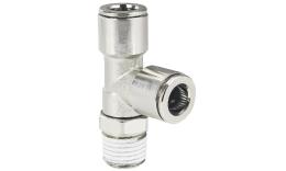 Push-in zij inschroef T koppeling, conische draad, MSV
