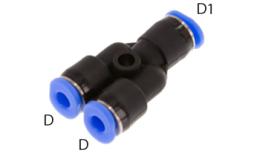IQS - Accouplement enfichable en Y - dimensions