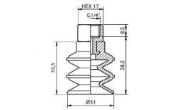 VF31 suction cup drawing