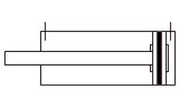 Symbol doppeltwirkend magnetisch
