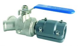 Piastra a muro doppia diritta bloccabile DN20-DN25