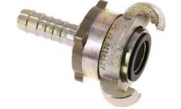 Safety claw couplings with hose connection DIN 3238