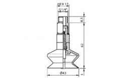 Suction cup drawing VF43V