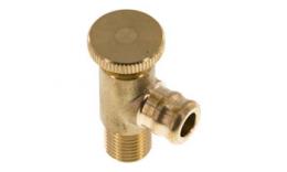 Valve de vidange - Ventilation / soupape avec bec, G 1/4, PN25