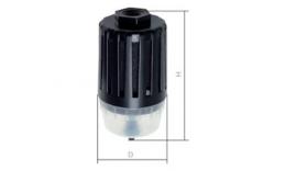 Drawing - Fine filter silencer G 1"