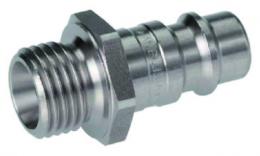 Nipple with external thread stainless steel EURO
