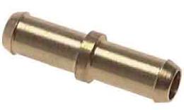 Straight hose connector for PUR, PUN and PA hose