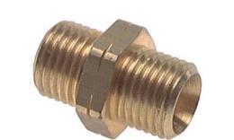 Double nipples with left BSPT thread