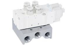 Body ported manifold island