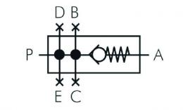 Flussdiagramm-Rückschlagventile Serie Pneuparts, bis 4500 l-min_Zeichnungsfläche 1