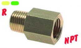 Calculation nipple conical thread - brass, stainless steel