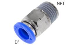 Thread NPT e esagono a raccordo a spina per tubo da pollice - dimensioni Thread NPT e esagono a raccordo a spina per tubo da pollice - dimensioni