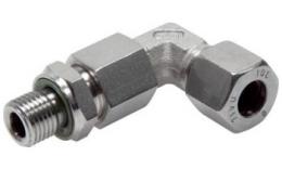 Adjustable elbow-in compression fitting (metric) stainless steel
