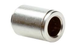 End cap for closing hose line, Nickel-plated brass
