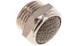 Marmitta G 1/2", rete metallica, ottone nichelato