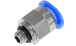 Rechte push-in inschroefkoppeling, 6mm, M5, mini