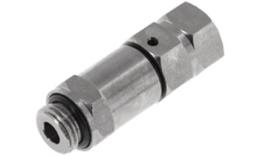 Twist fittings with two ball bearings