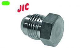 Plug with jicdraad - stainless steel