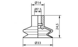 VF33WF desenhando ventosa