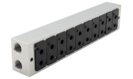 Colector 3/2 válvulas 10 posiciones