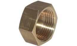 End cap blind cap with female thread Brass