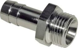 Portagomma con cono interno a filo dritto Ottone nichelato Portagomma con cono interno a filo dritto Ottone nichelato