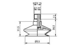 VF53 suction cup drawing
