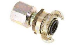 Safety claw couplings with threaded connection, female thread, DIN 3238
