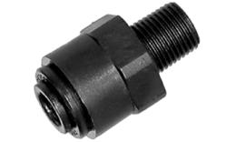 Straight screw-in coupling push-in food, BSPT conical thread Straight screw-in coupling push-in food, BSPT conical thread