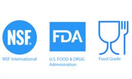 NSF - Food safe - FDA