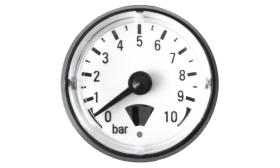 Manômetro mini horizontal, classe 4.0