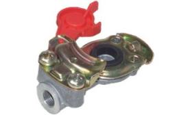 Coupling heads for compressed air brakes, DIN 74254 / DIN 74342, Red