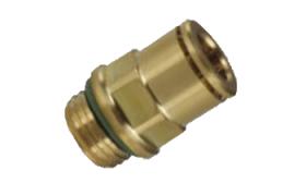 Foodline Push-in Straight Coupling, Male