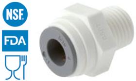 Acoplamentos push-in - Food POM -FDA-NSF-foodgrade