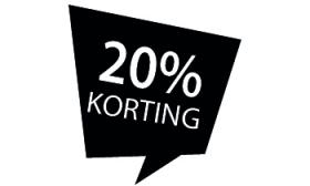 20% korting