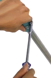 Poluzowanie węża clamp 