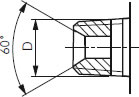 Specificaties voor alle IQS insteekaansluitingen Specificaties voor alle IQS insteekaansluitingen